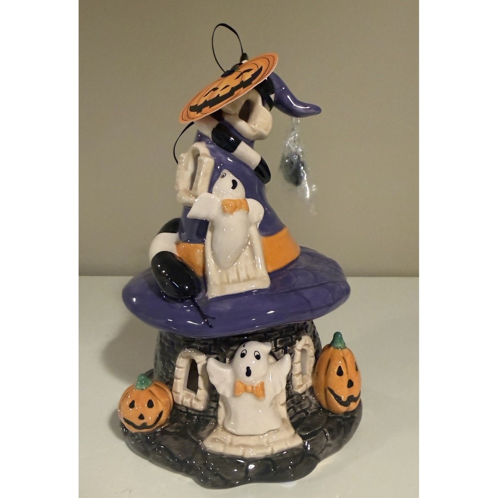 Blue Sky Clayworks 2026 Halloween SPOOKY GHOST Candle House New